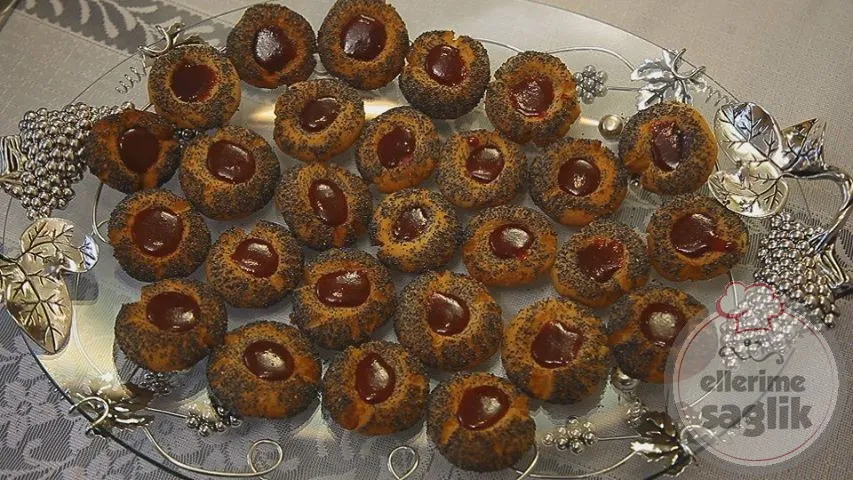 Marmelatlı Haşhaşlı Kurabiye