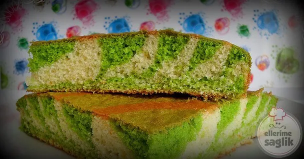 Ispanaklı Zebra Kek