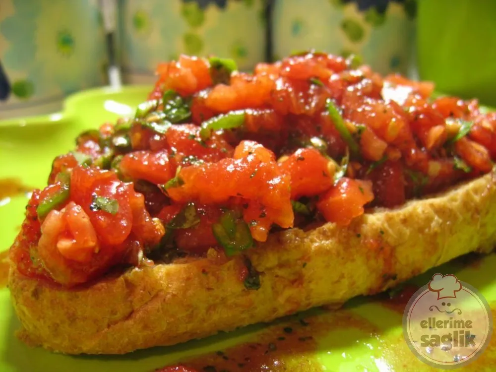Domatesli Bruschetta