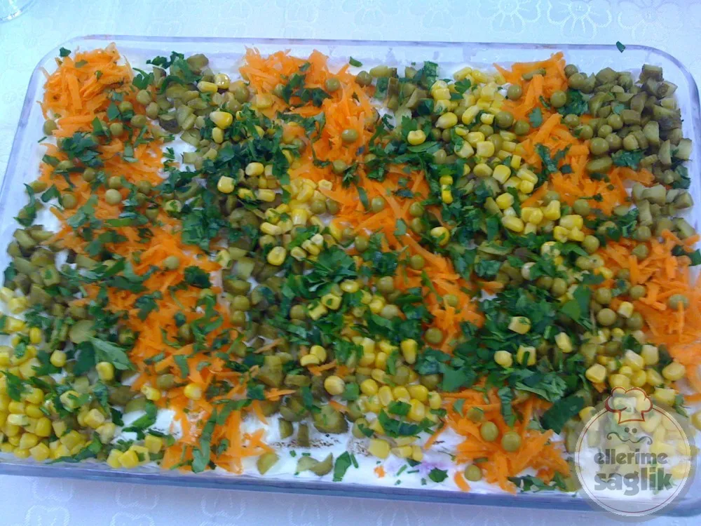 Etimek Salatalı Pasta