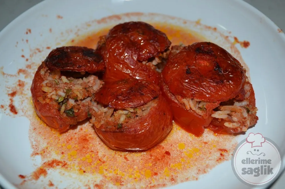 Fırında Domates Dolma