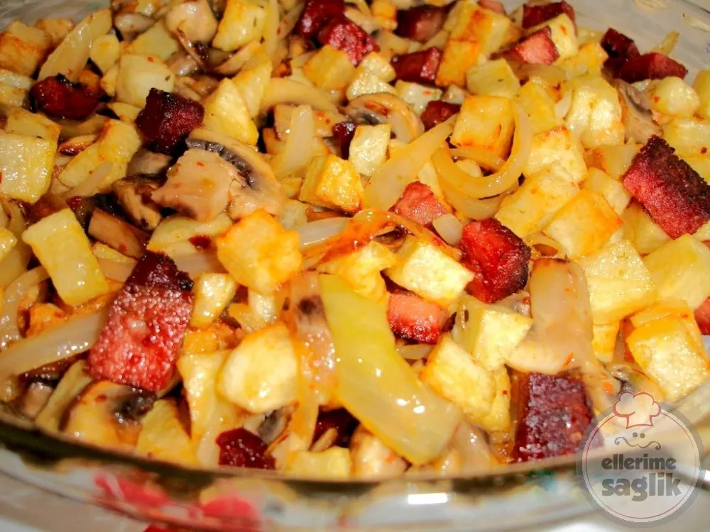 Soğanlı Sucuklu Patates