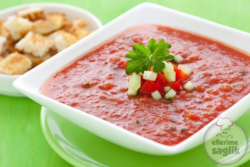 Gazpacho(Soğuk Domates Çorbası)