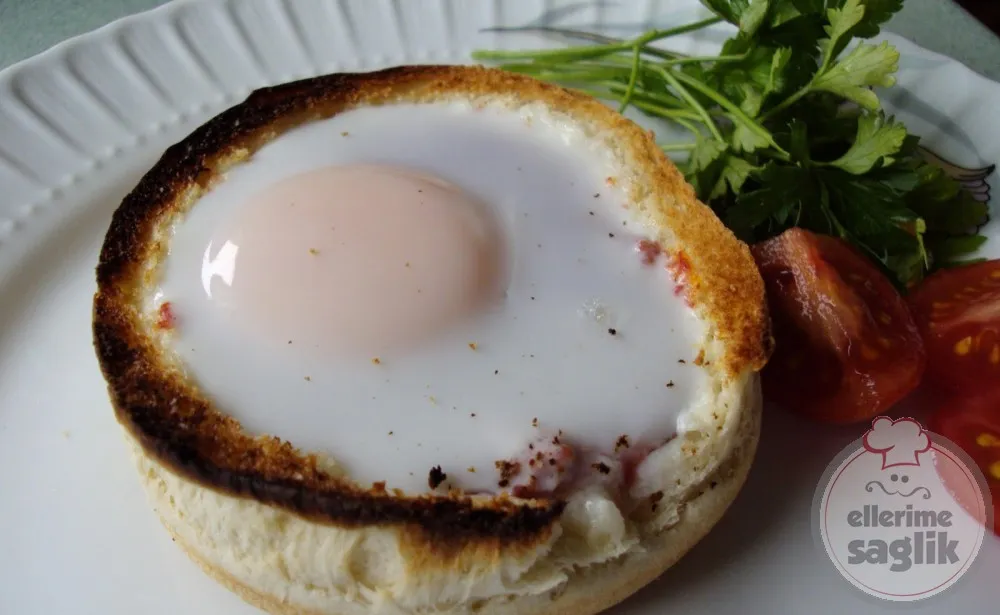 Hamburger Ekmeğinde Yumurta