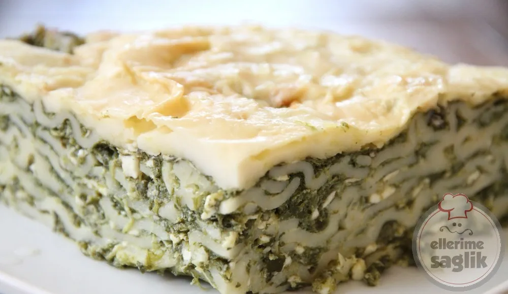 Fırında Ispanaklı Makarna