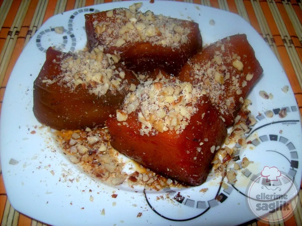 Fırında Pekmezli Kabak Tatlısı