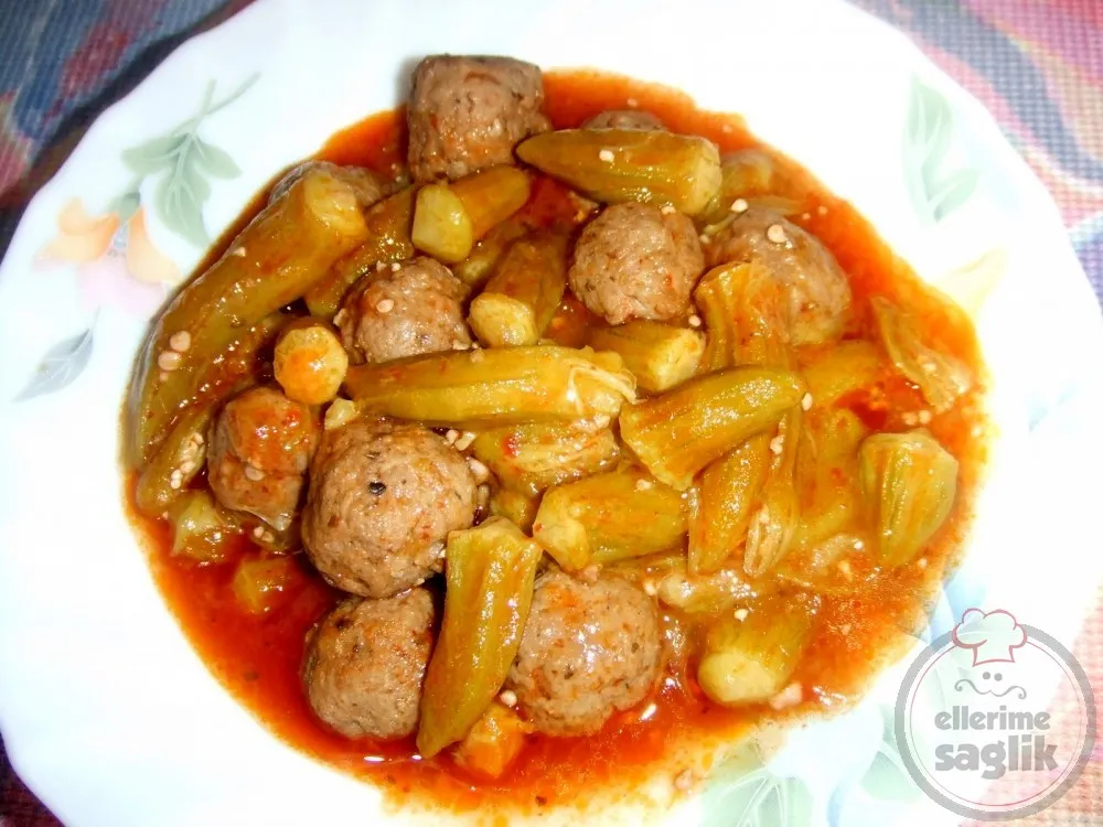 Köfteli Bamya
