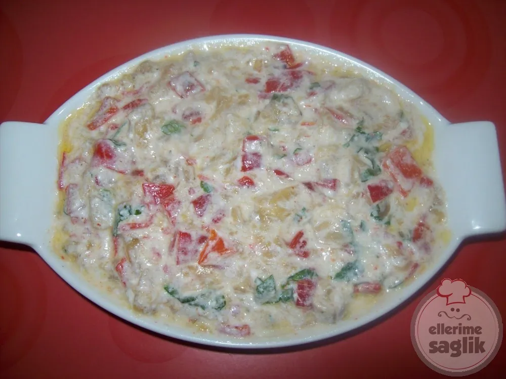 Közde Patlıcanlı Ve Biberli Salata