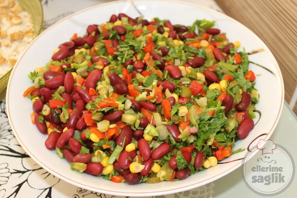 Meksika Fasulyeli Salata