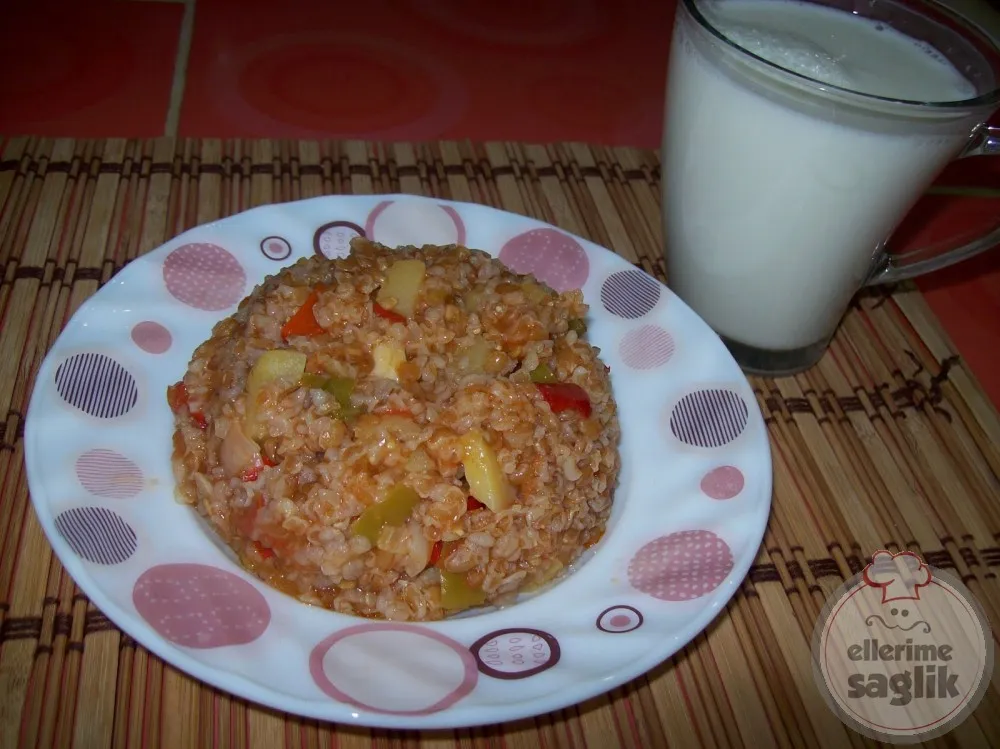 Sebzeli Esmer Bulgur Pilavı