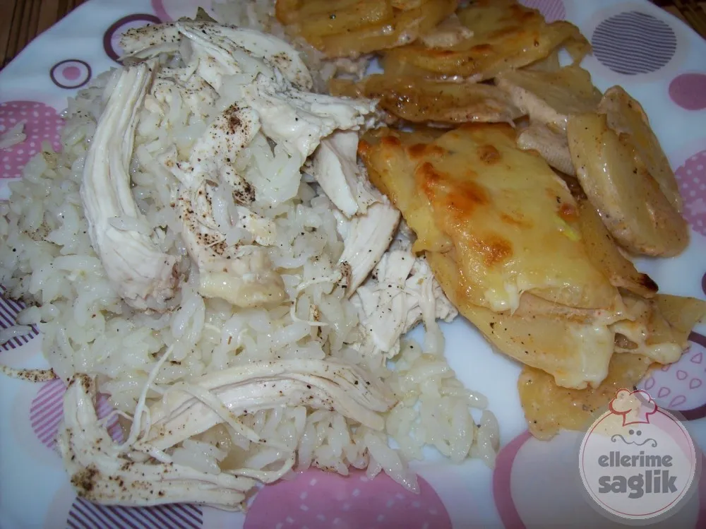 Tavuklu Büryan Pilavı