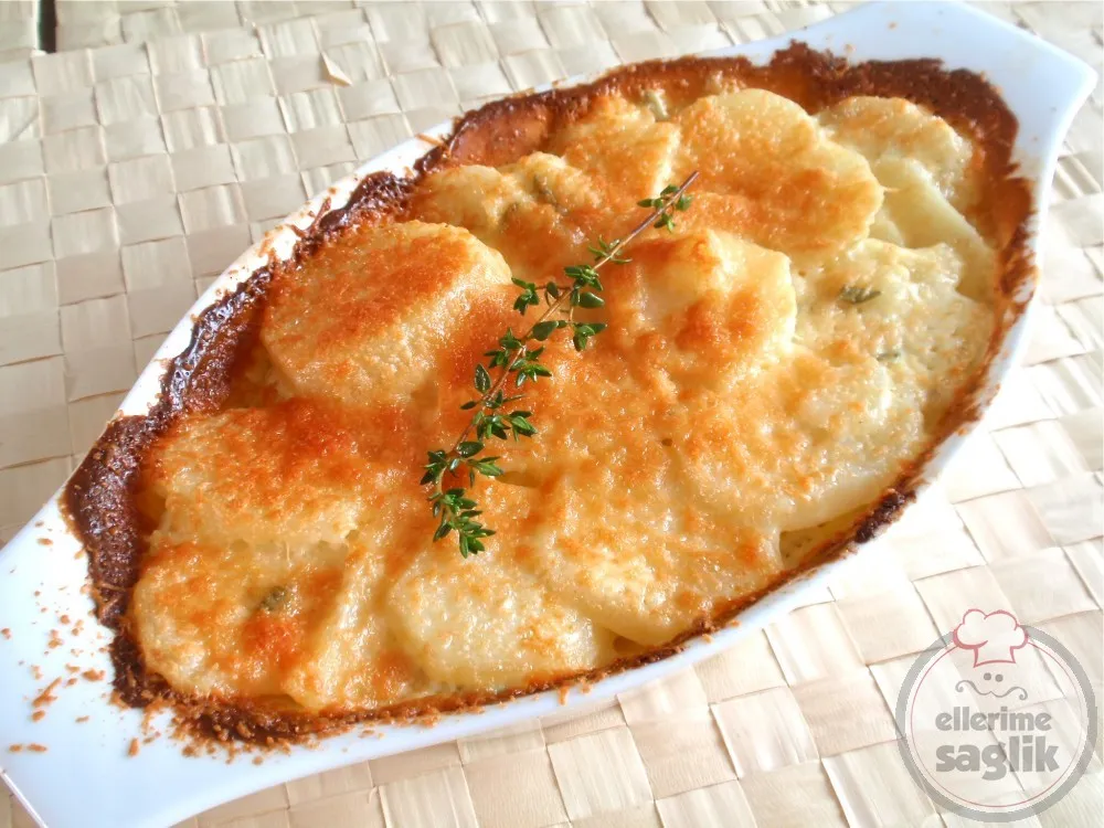 Fırında Kremalı Patates