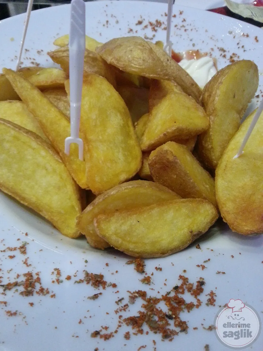 Elma Dilimi Patates Kızartması