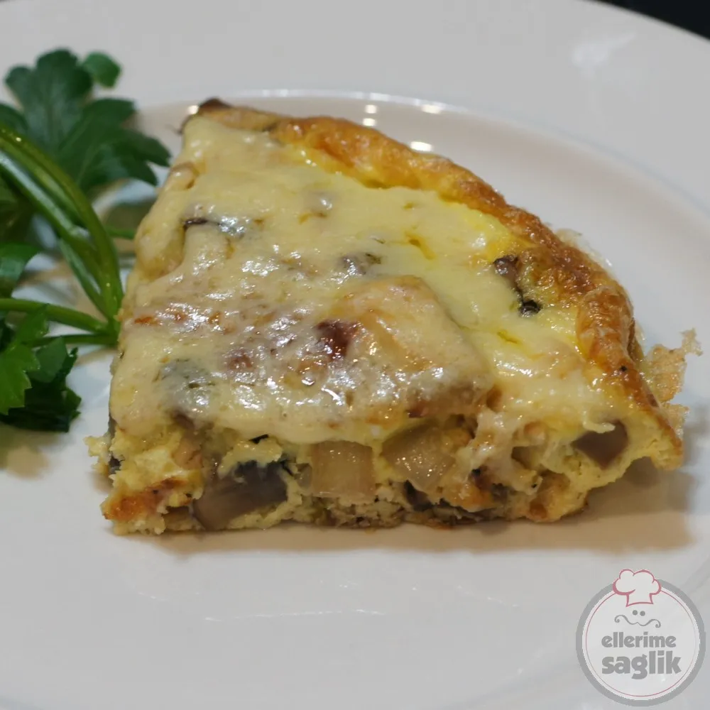 Mantarlı Tavuklu Tart