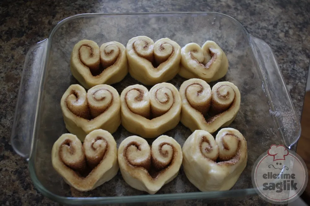 Tarçınlı Kalp Çörek
