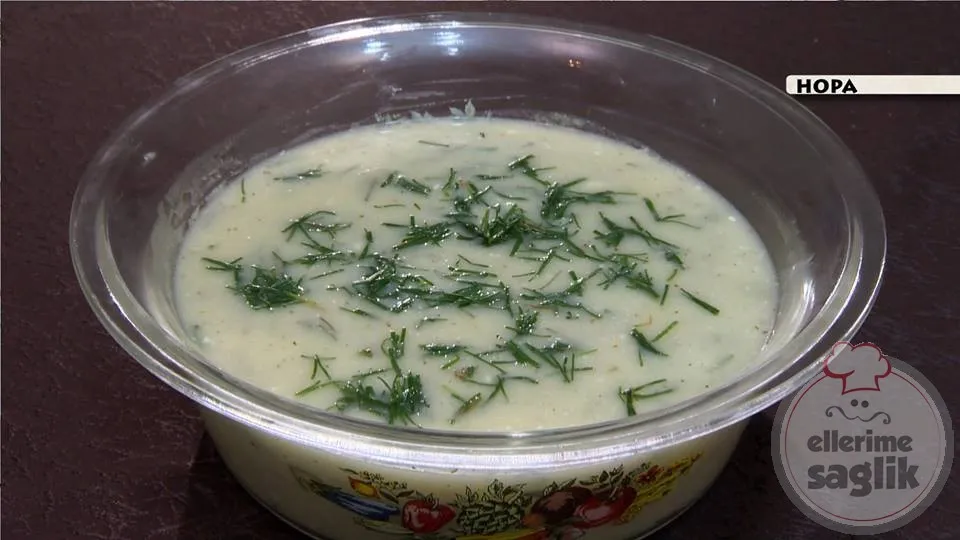 Yayla Otlu Yogurt Çorbası